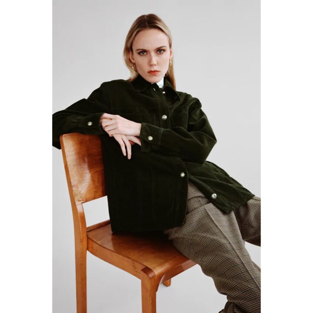 NWT Zara Corduroy Pocket Jacket